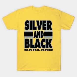 Oakland LYFE Silver and Black T-Shirt